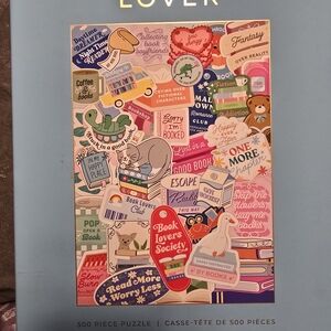 Colorful Book Lovers Puzzle by Hobbry
